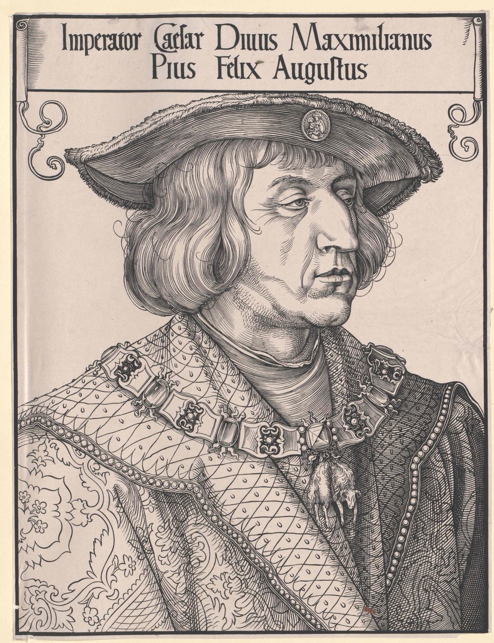 Heilige Roomse Keizer Maximiliaan I door Unknown artist