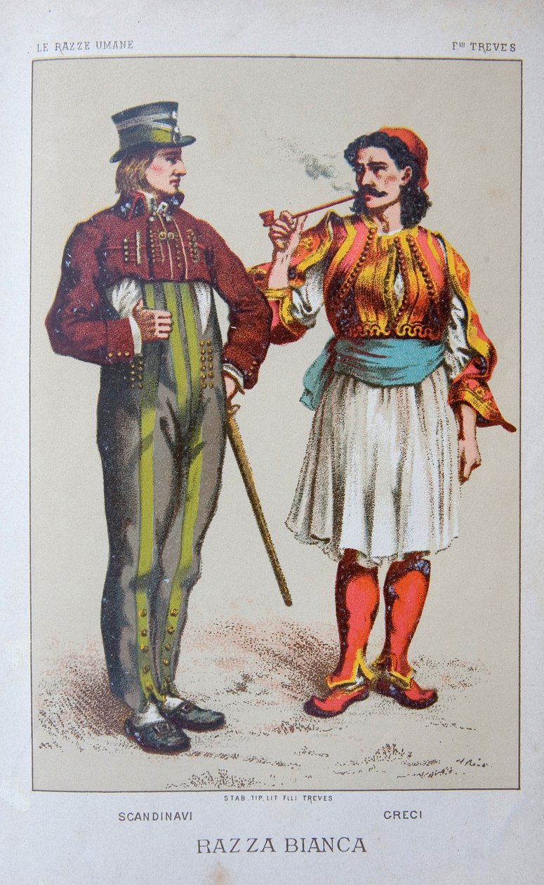 Illustratie uit "Het menselijk ras" door Louis Figuier door Unknown artist
