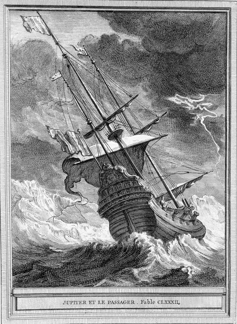 Illustratie van de fabel 
