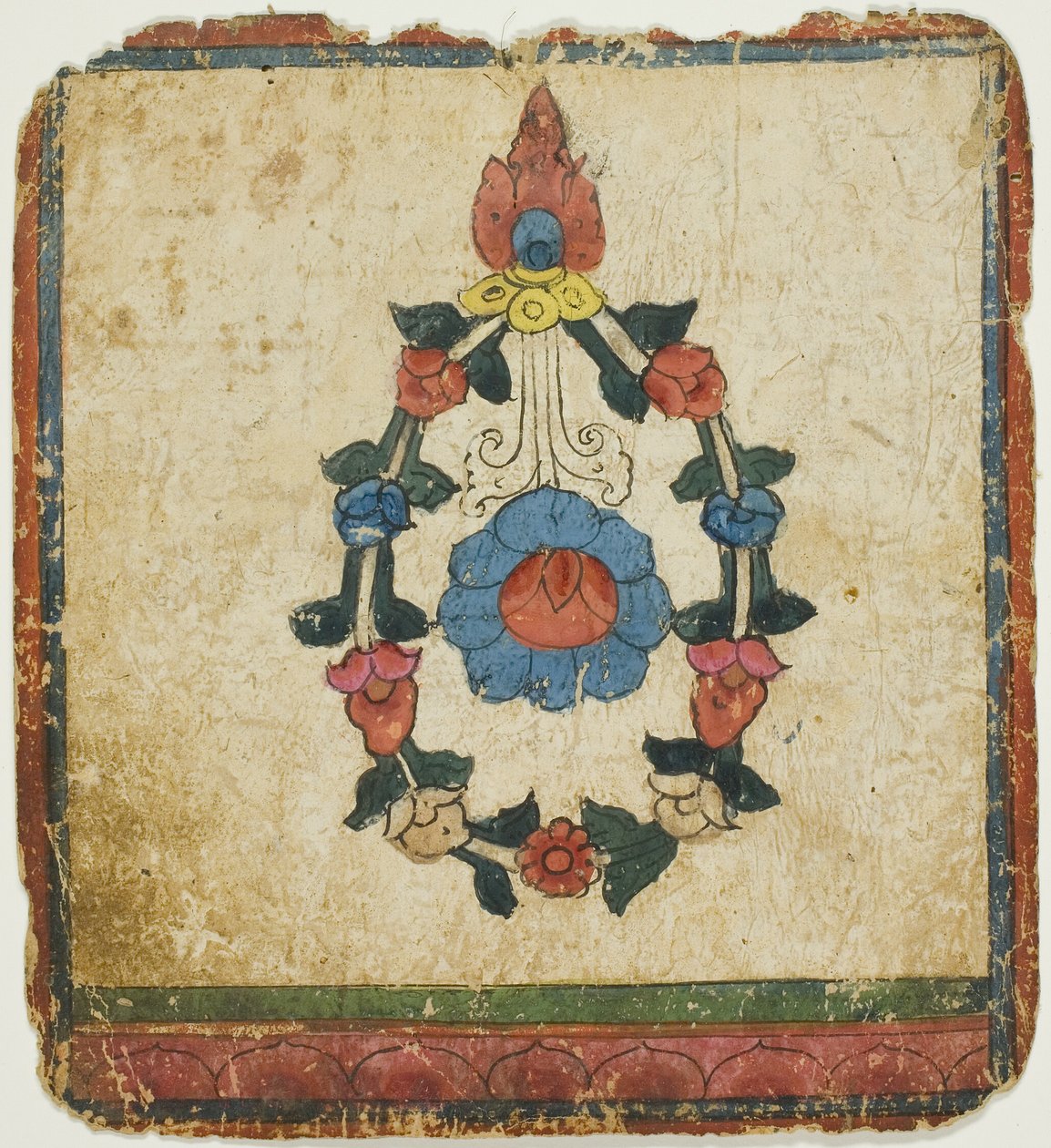 Beeld uit een set inwijdingskaarten (Tsakali) door Unknown artist