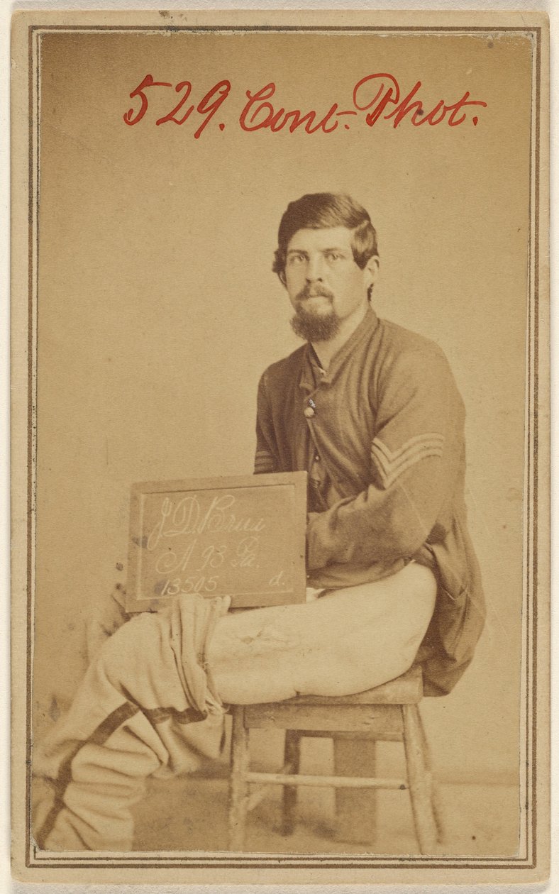 [J.D. Brua, A. 93rd Pa. slachtoffer burgeroorlog]. door Unknown artist
