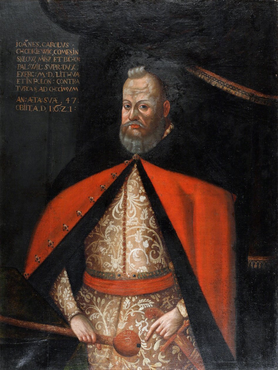 Jan Karol Chodkiewicz, groot hetman van Litouwen (portret) door Unknown artist