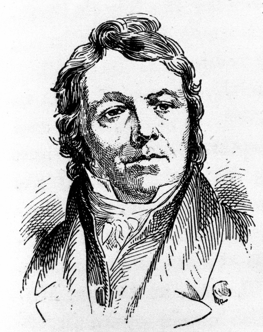 Jean Nepomucene (Jean-Nepomucene) Hummel (Johann Nepomuk Hummel) (1778-1837). Oostenrijkse pianist en componist. door Unknown artist
