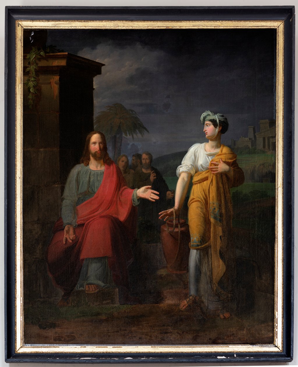 Jezus en de Samaritaanse vrouw door Unknown artist
