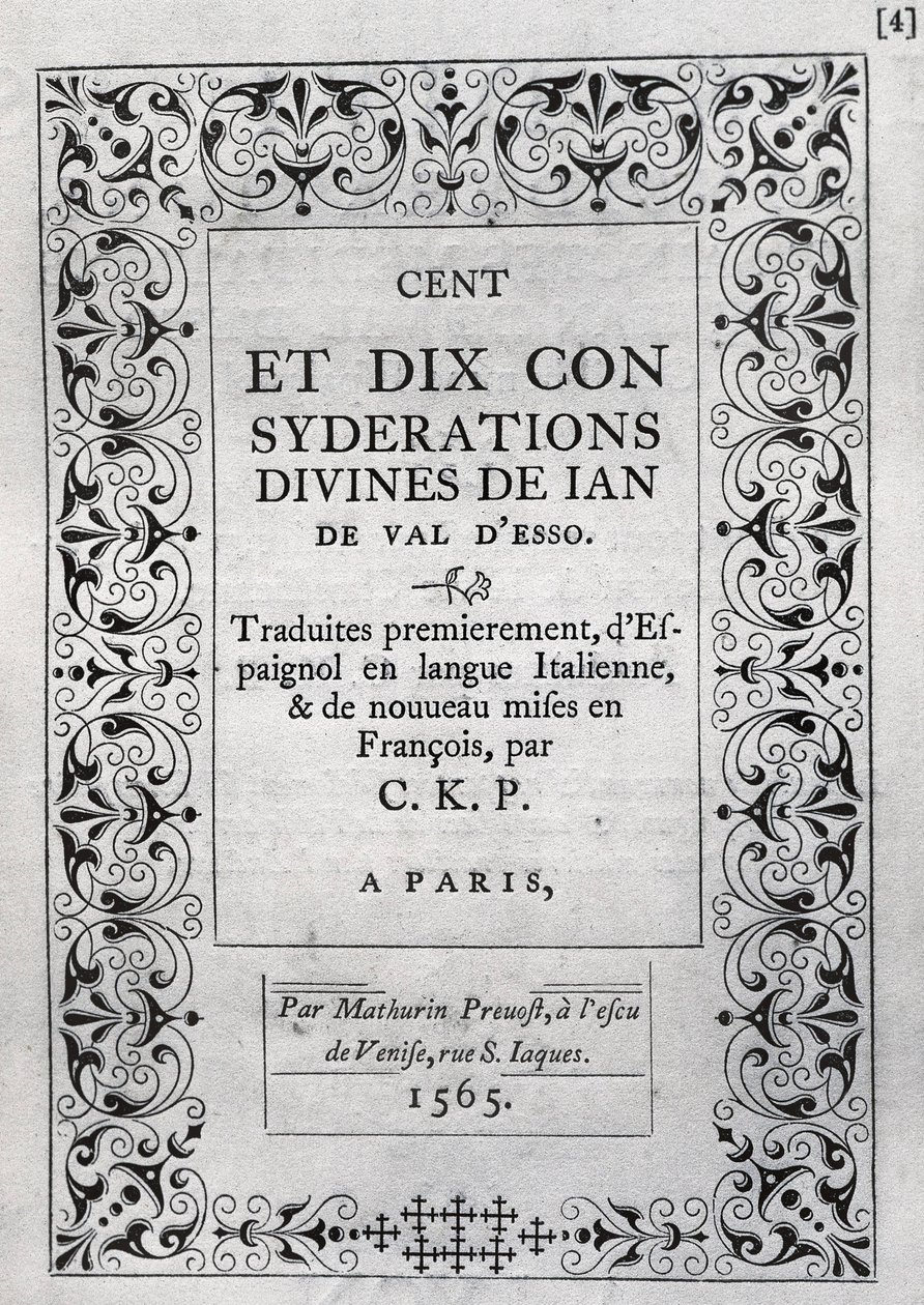 Juan de Valdes door Unknown artist