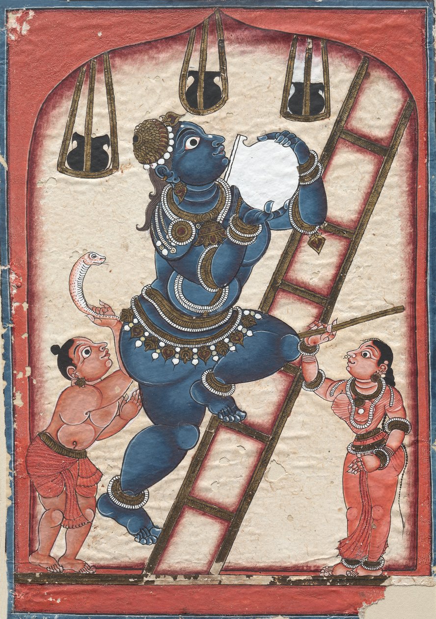 Krishna Steelt Wrongel door Unknown artist