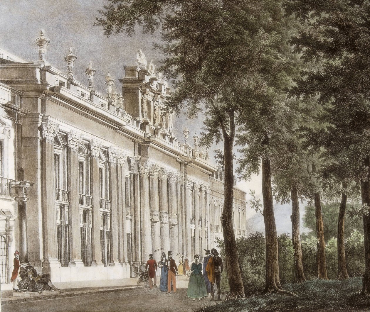 La Granja de San Ildefonso door Unknown artist