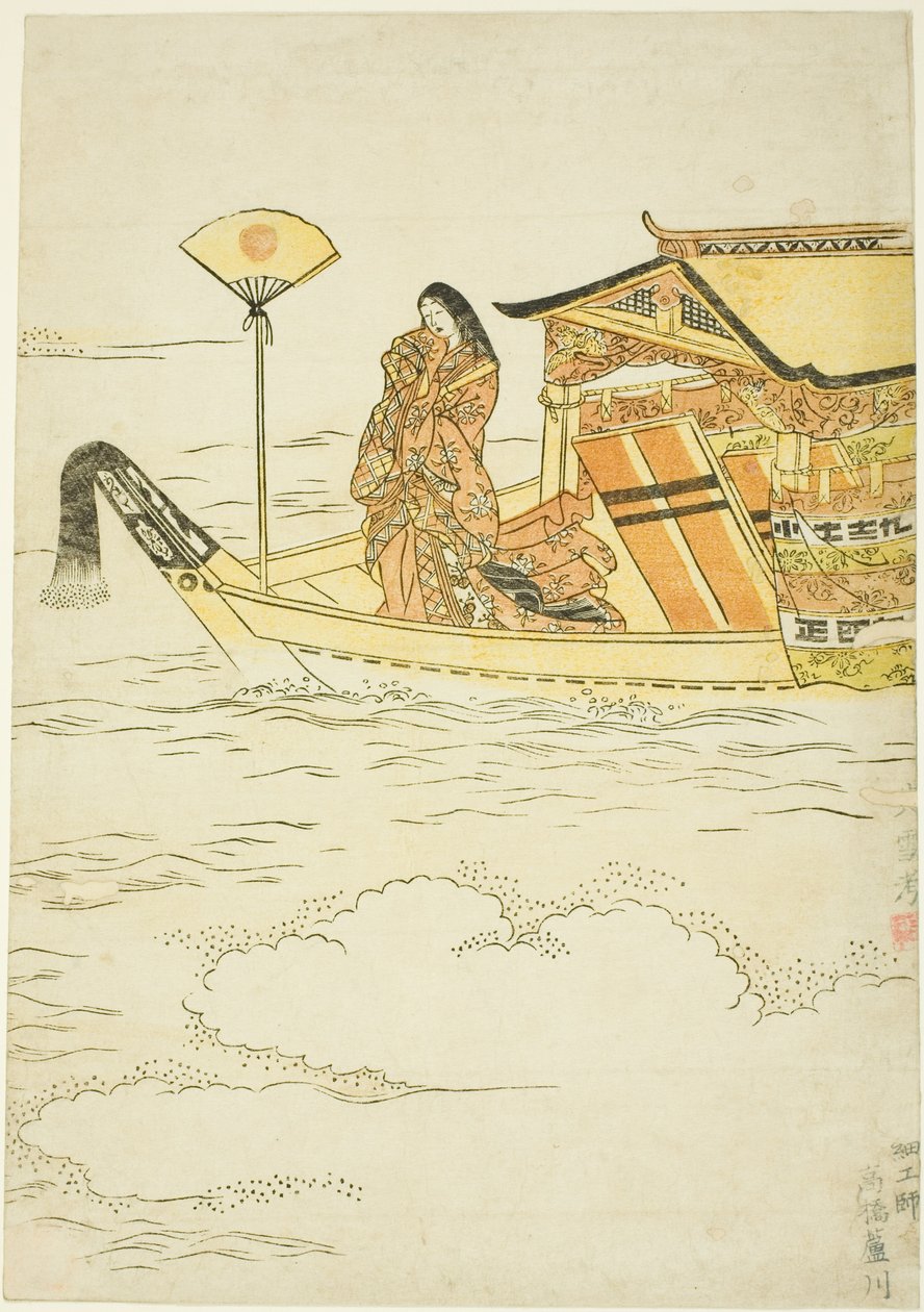 Dame Tamamushi door Unknown artist