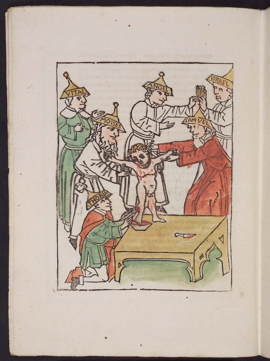 De zaak Simon van Trente (15e eeuw) door Unknown artist