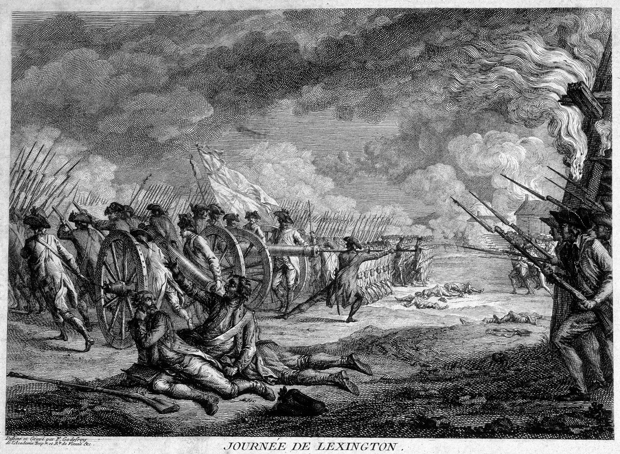 Lexington Day (Massachusetts, VS), 19 april door Unknown artist