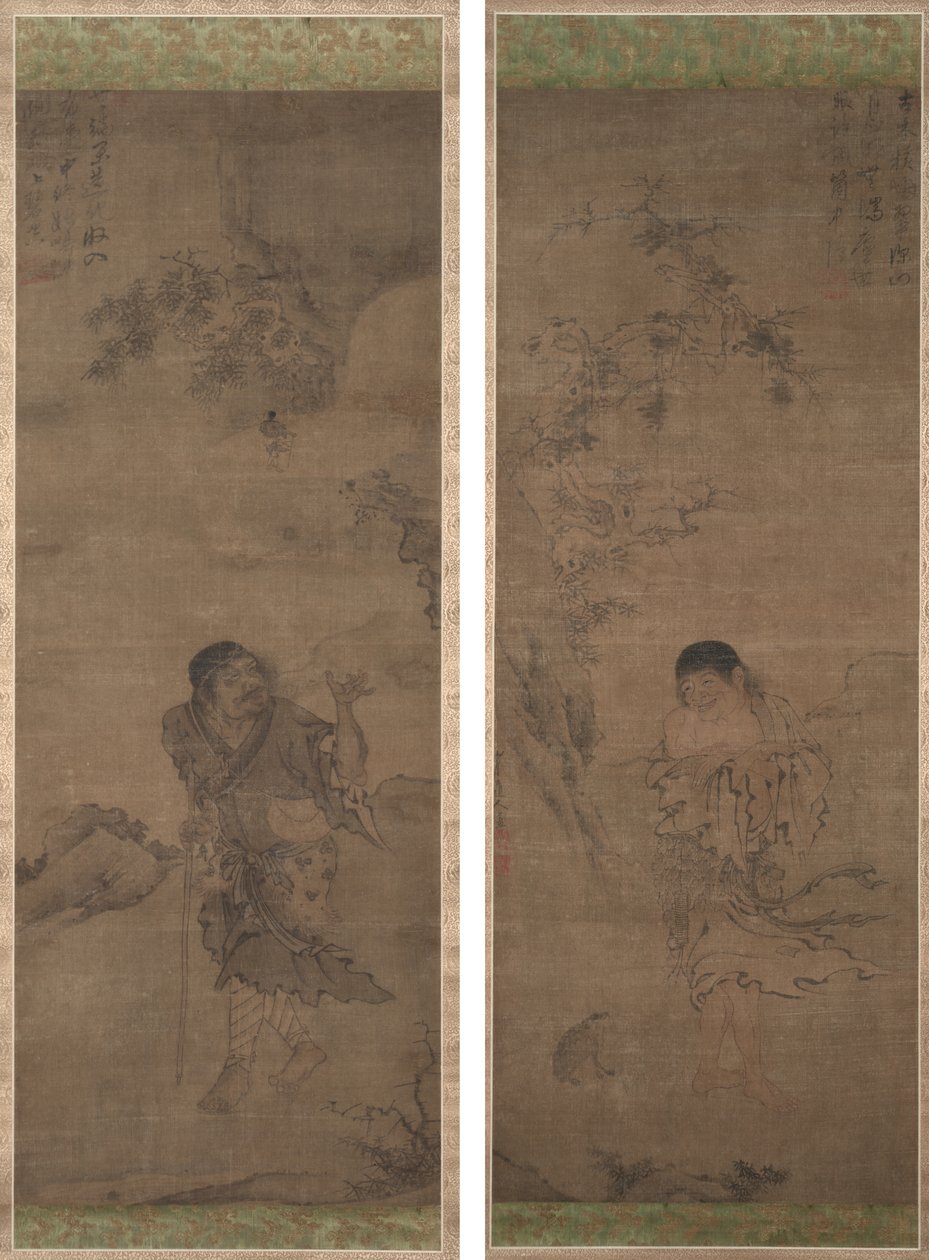 Li Tieguai; Liu Haichan door Unknown artist