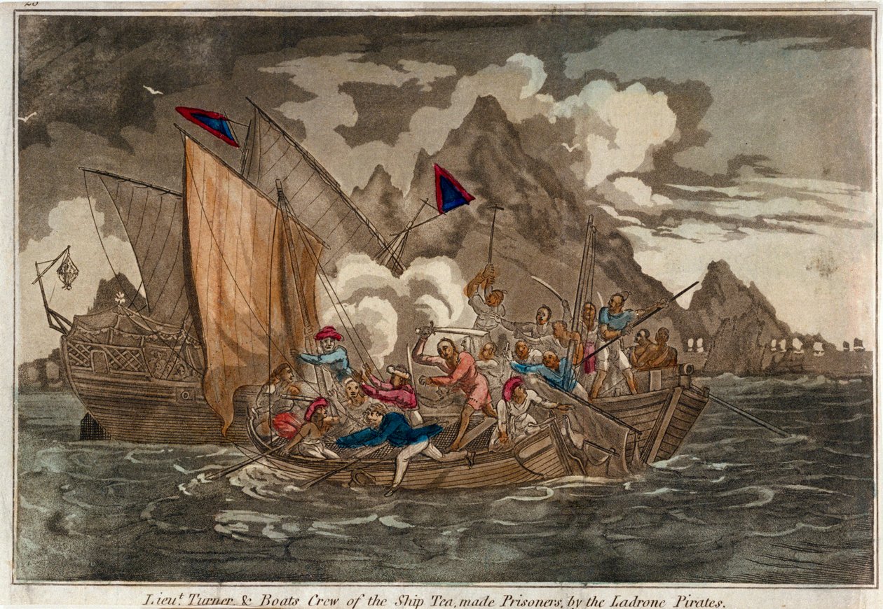 Luitenant Turner & bemanning van het schip 