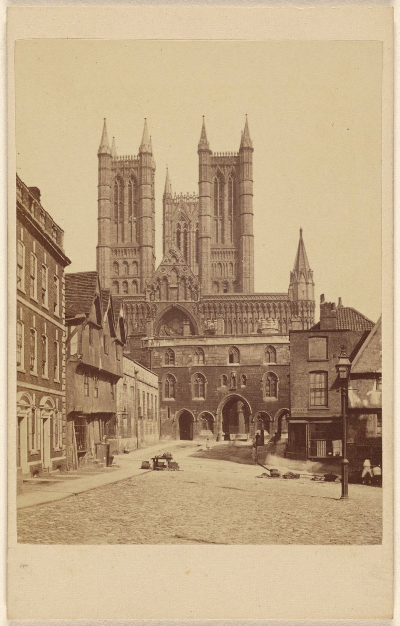 Kathedraal van Lincoln. door Unknown artist