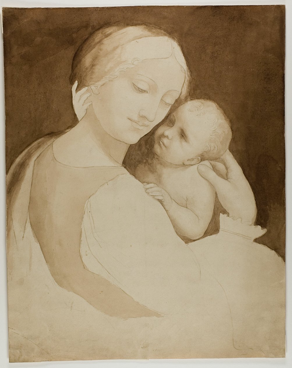 Madonna met kind (recto), en fragment van vrouwentorso (verso) door Unknown artist
