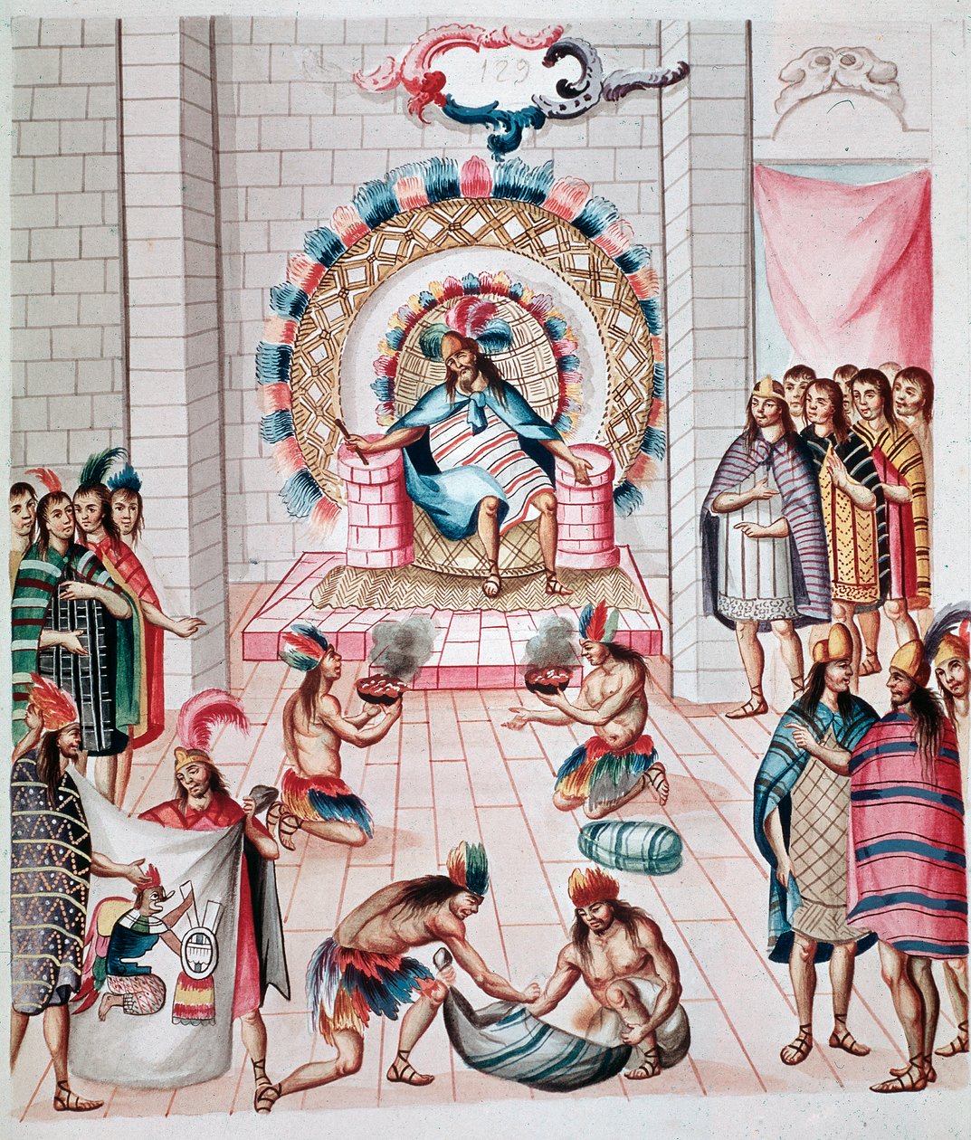 Offergaven aan de koning door Unknown artist