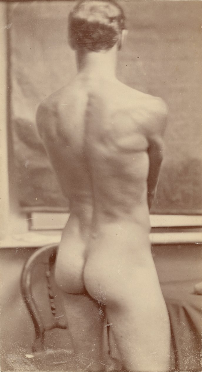 [Mannelijke naaktstudie]. door Unknown artist
