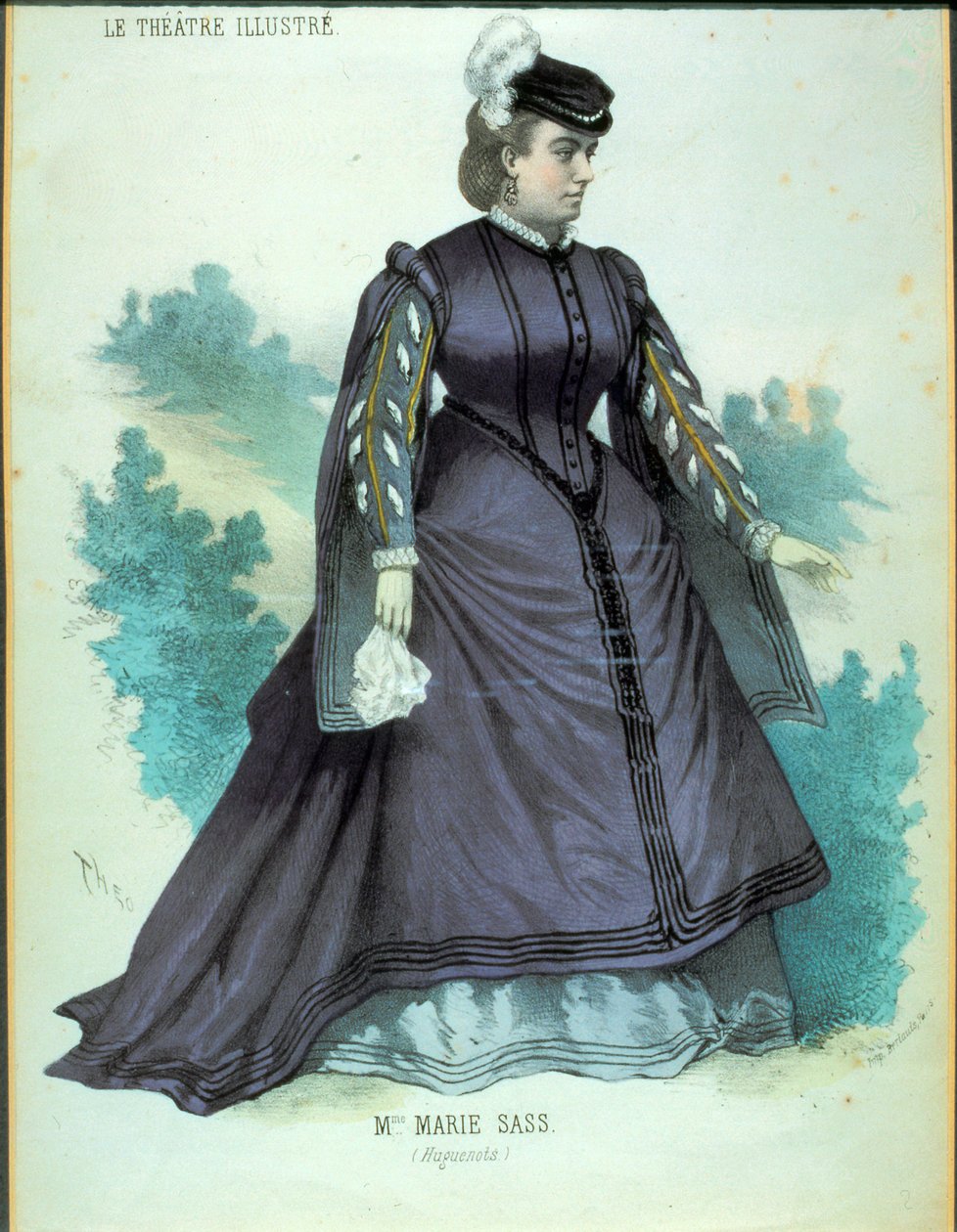 Marie SASS (Belgische sopraan) door Unknown artist