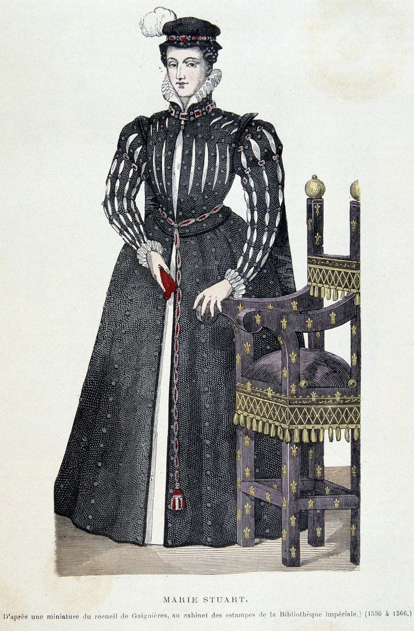 Marie Stuart - gravure door Unknown artist