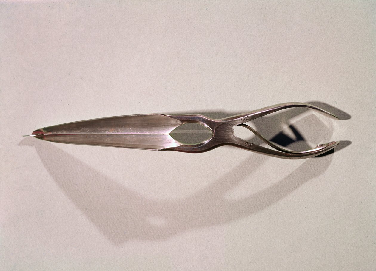 Medisch instrument: een dilatator door Unknown artist