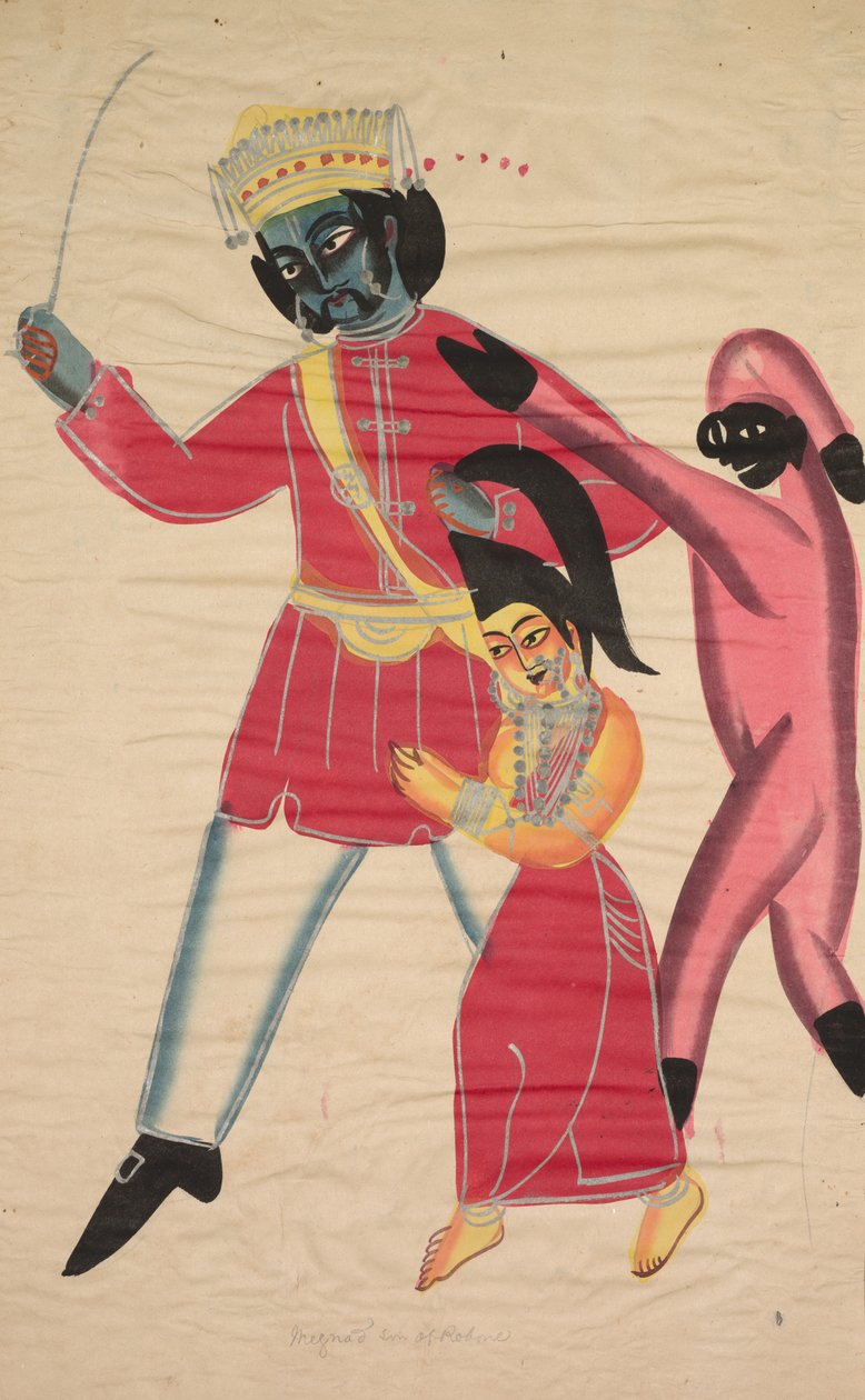 Megha-Nada (Indrajit, zoon van Radha) door Unknown artist