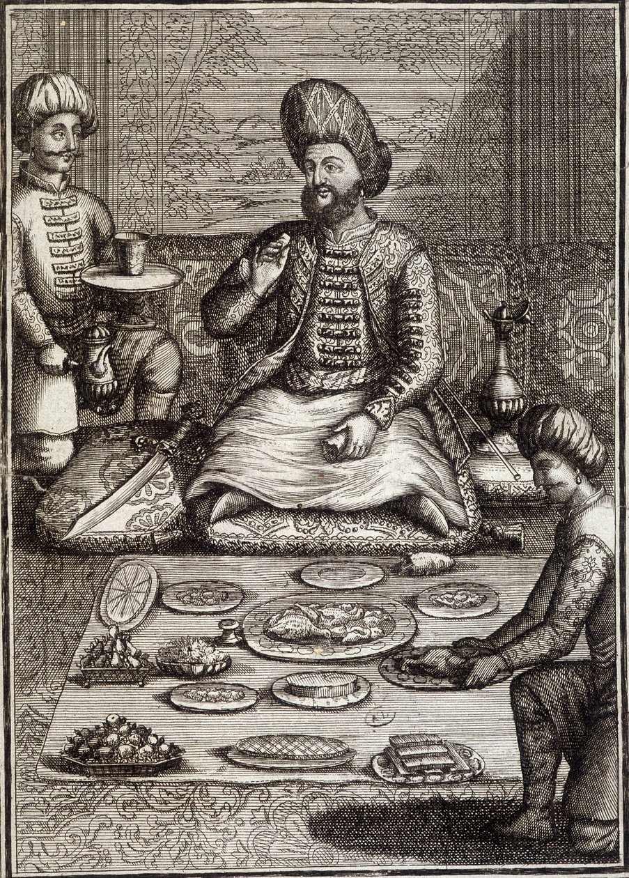 Méhemet Réza Beg, Ambassadeur van Perzië, begin 18e eeuw. door Unknown artist