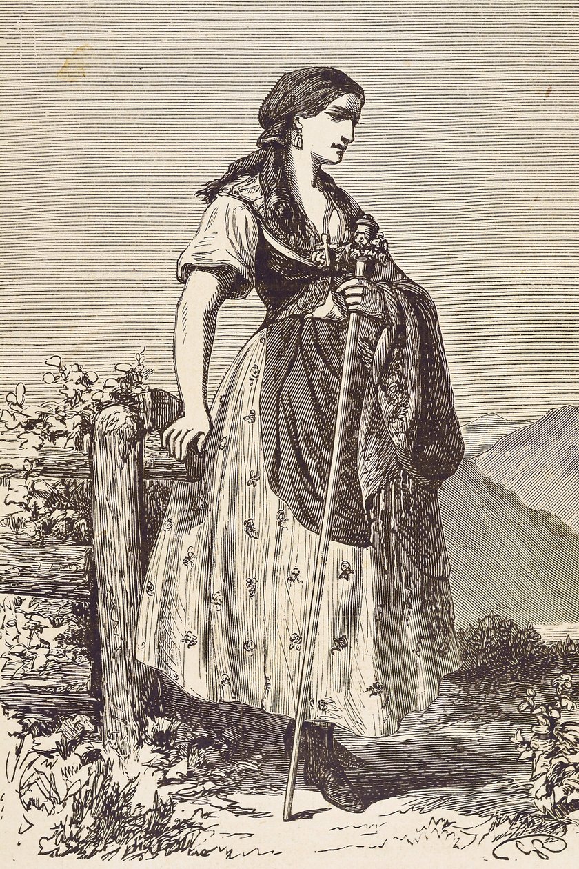 Moravische vrouw door Unknown artist