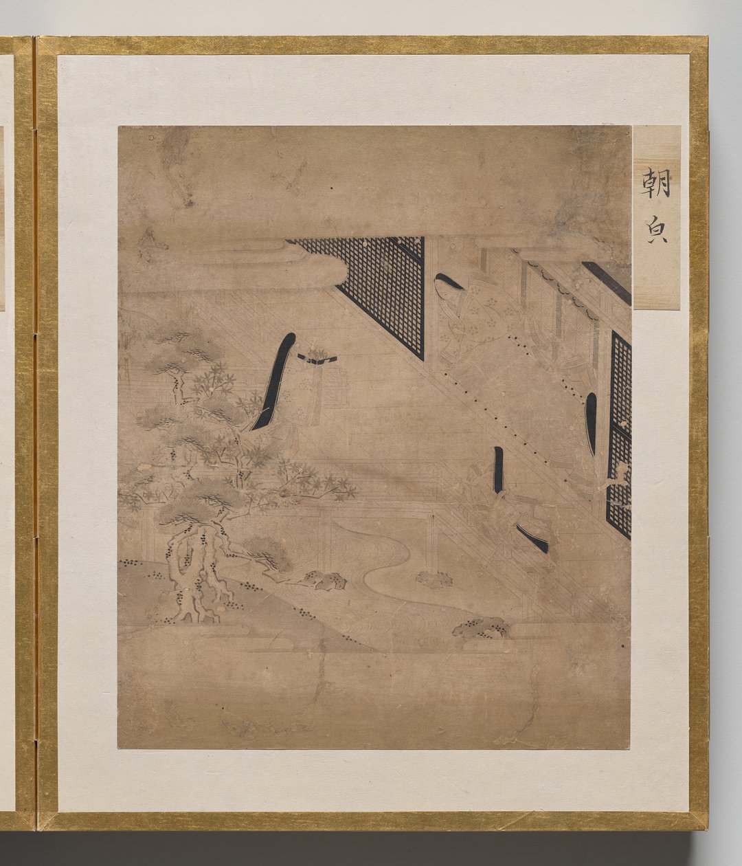 Ochtendglorie uit Album van Illustraties voor het Verhaal van Genji door Unknown artist