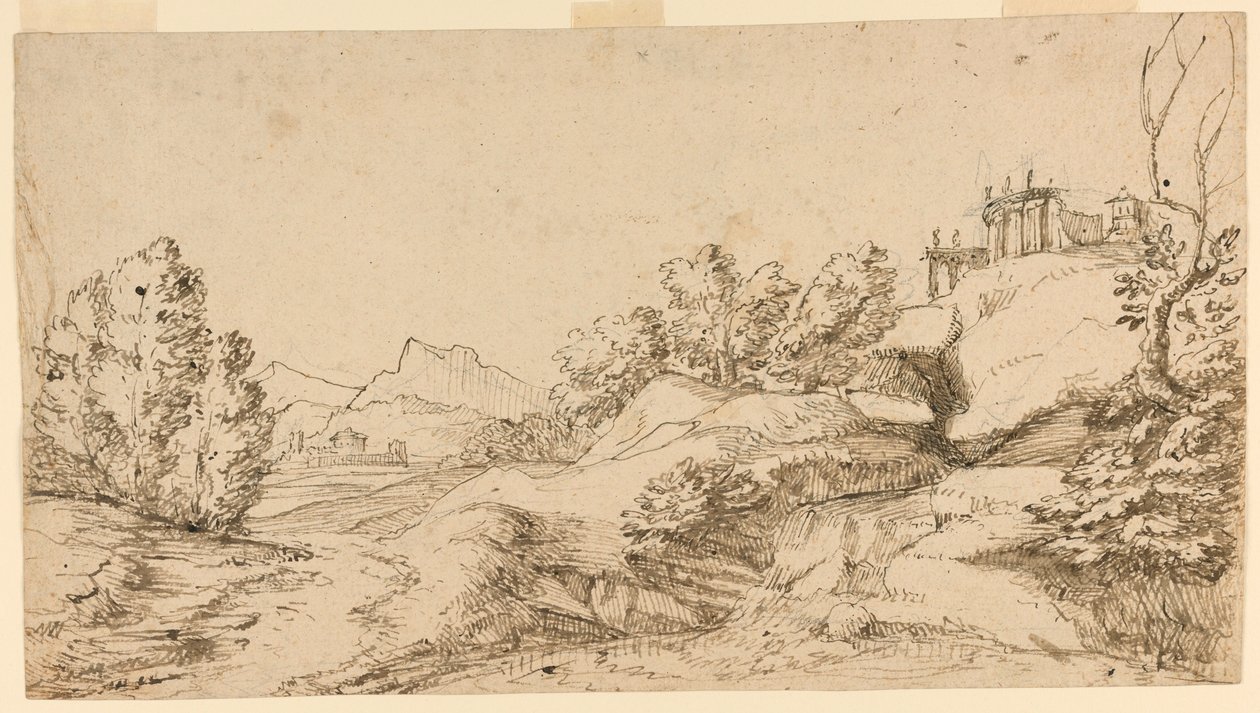 Bergachtig Landschap door Unknown artist