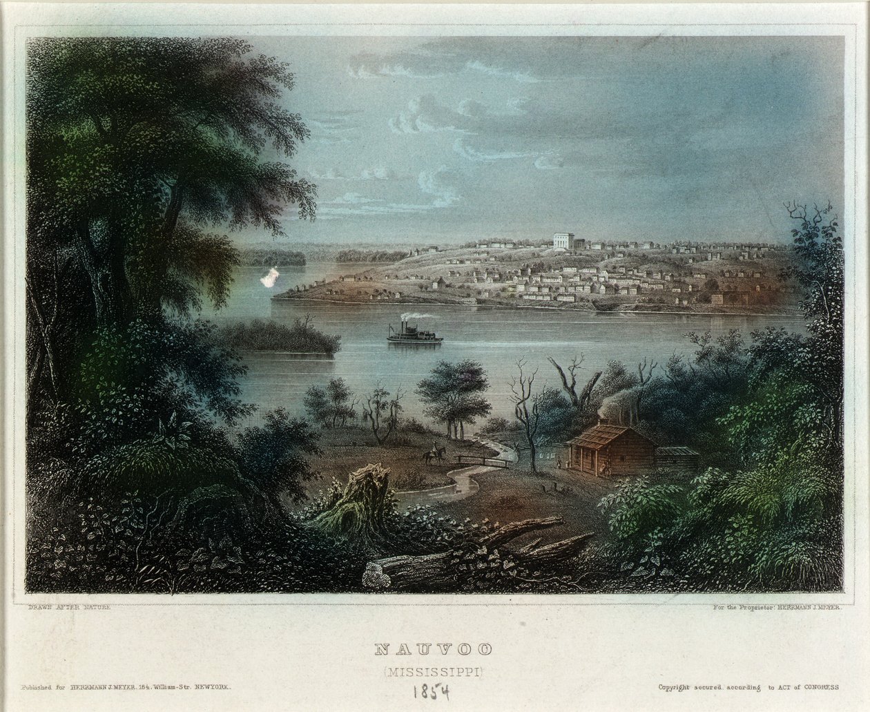 Nauvoo (Mississippi) door Unknown artist