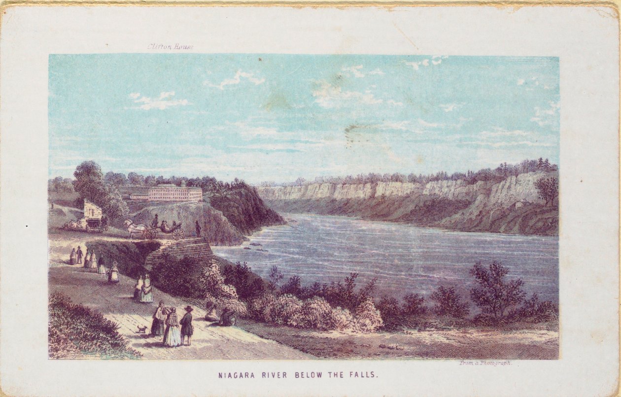 Niagara Watervallen door Unknown artist