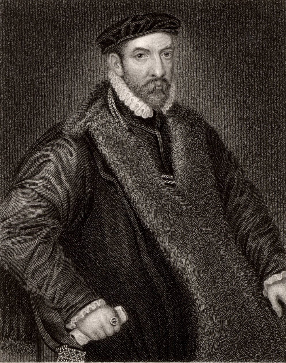 Nicholas Bacon (1509-1579) door Unknown artist