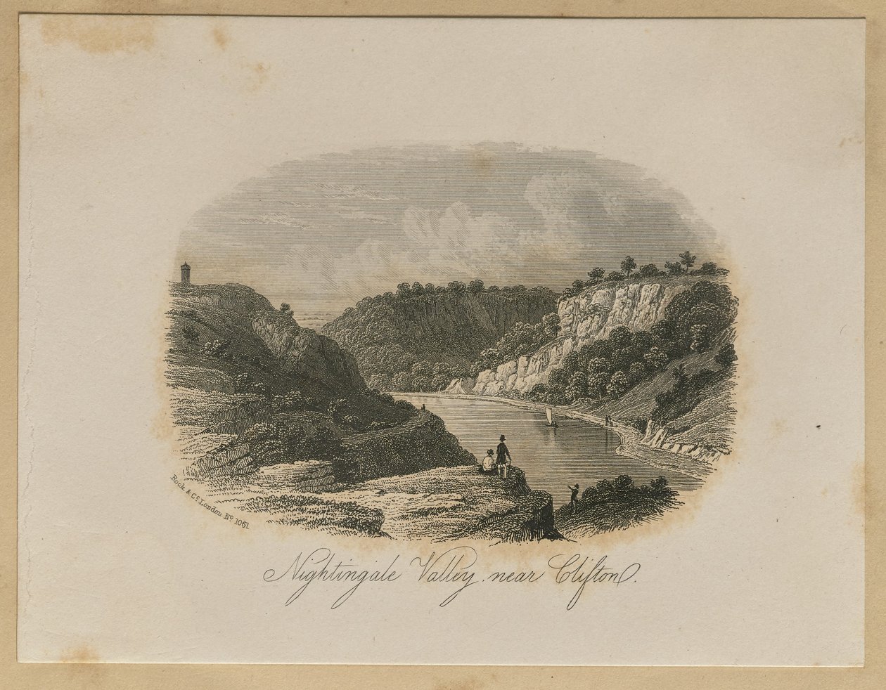 Nightingale Valley, bij Clifton door Unknown artist