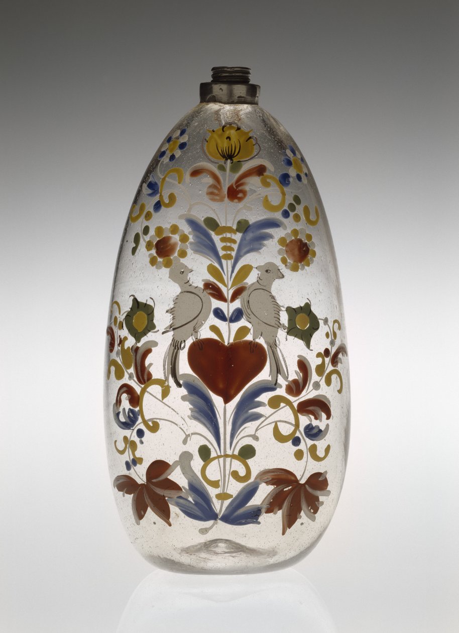 Voedings- of medicijnfles, ca. 1750-1800 door Unknown artist