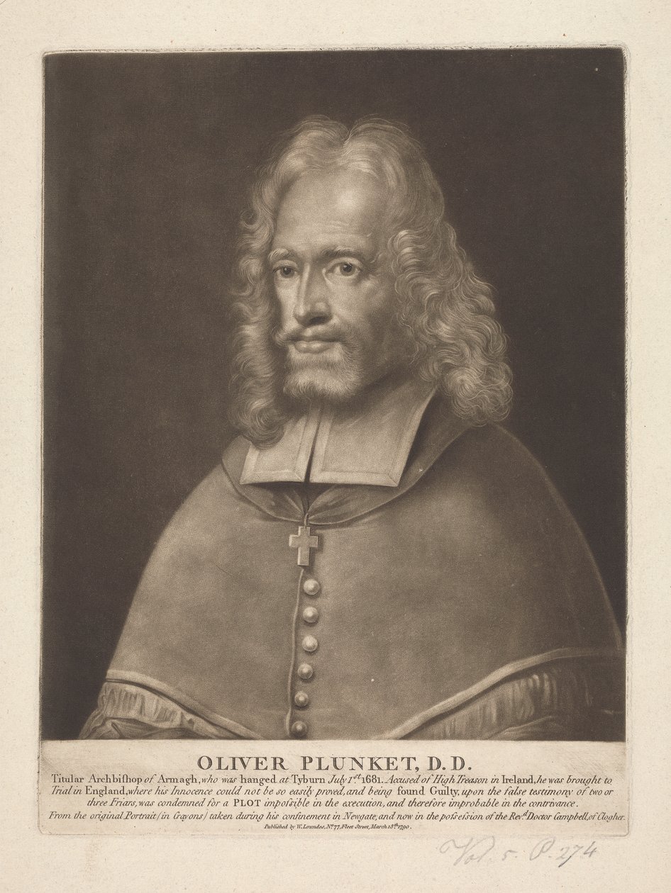 Oliver Plunket door Unknown artist