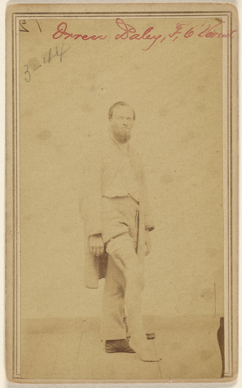 Orren Daley, F, 6 Vermont [slachtoffer burgeroorlog]. door Unknown artist