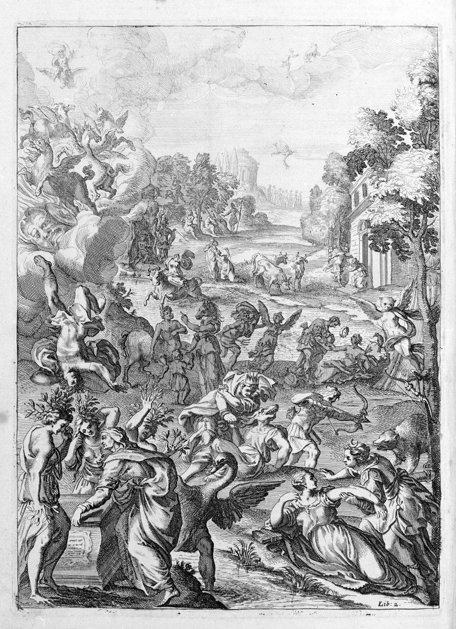 Ovidius - illustratie voor boek 15 door Unknown artist