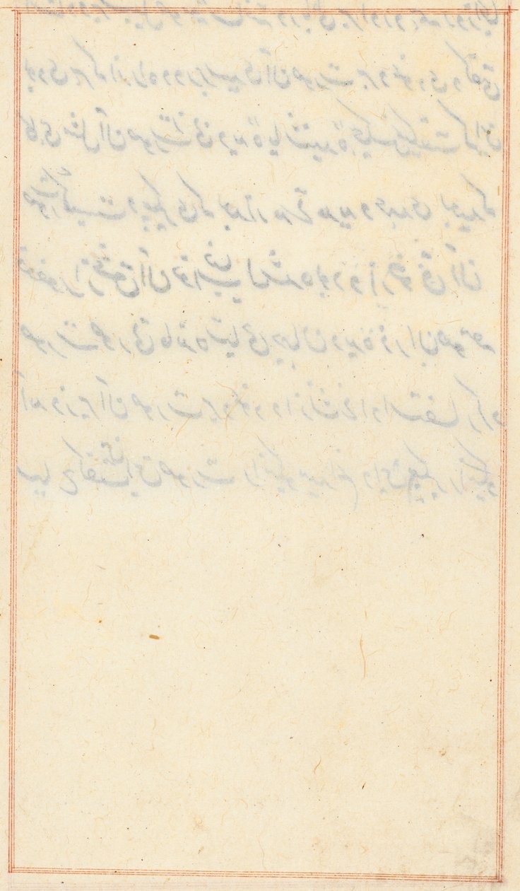 Pagina uit Verhalen van een Papegaai (Tuti-nama): tekstpagina door Unknown artist
