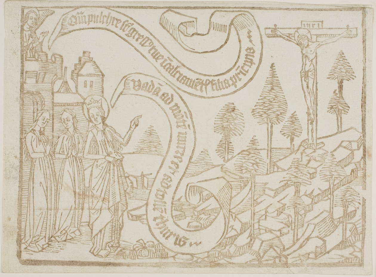 Pagina uit het Canticum Canticorum (Het Hooglied) door Unknown artist