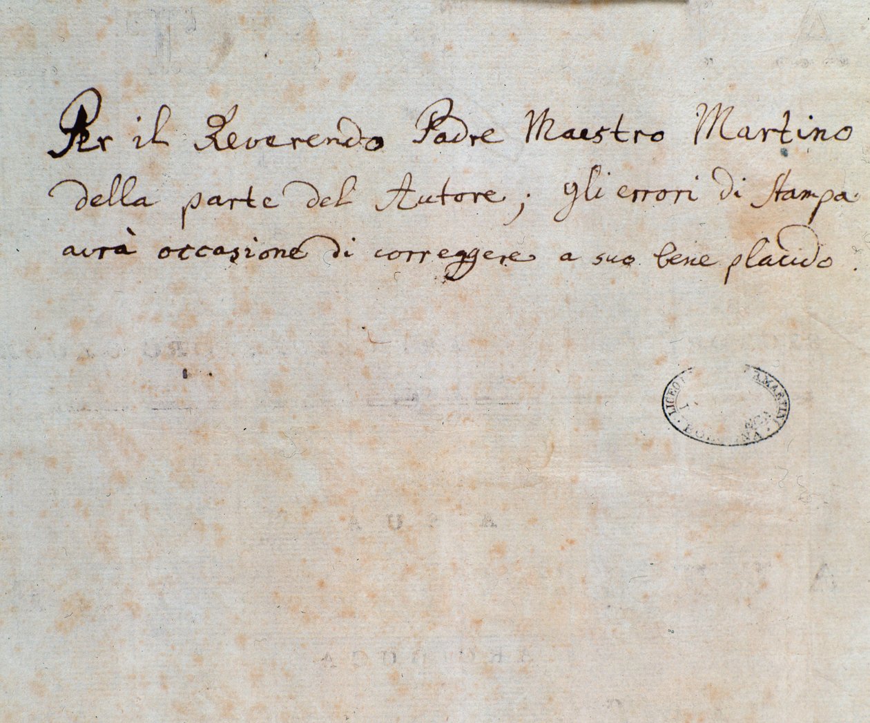 Pagina met opdracht, uit de partituur van Alceste, opera van C. W. Gluck door Unknown artist