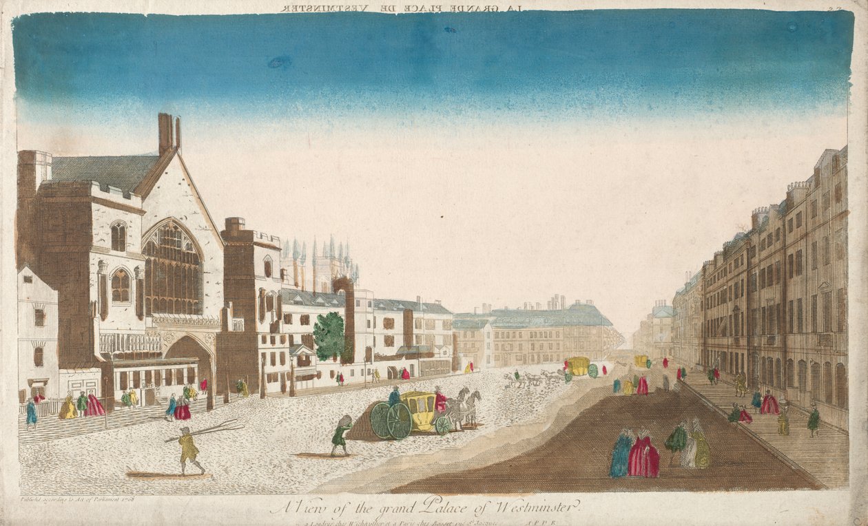 Paleis van Westminster door Unknown artist