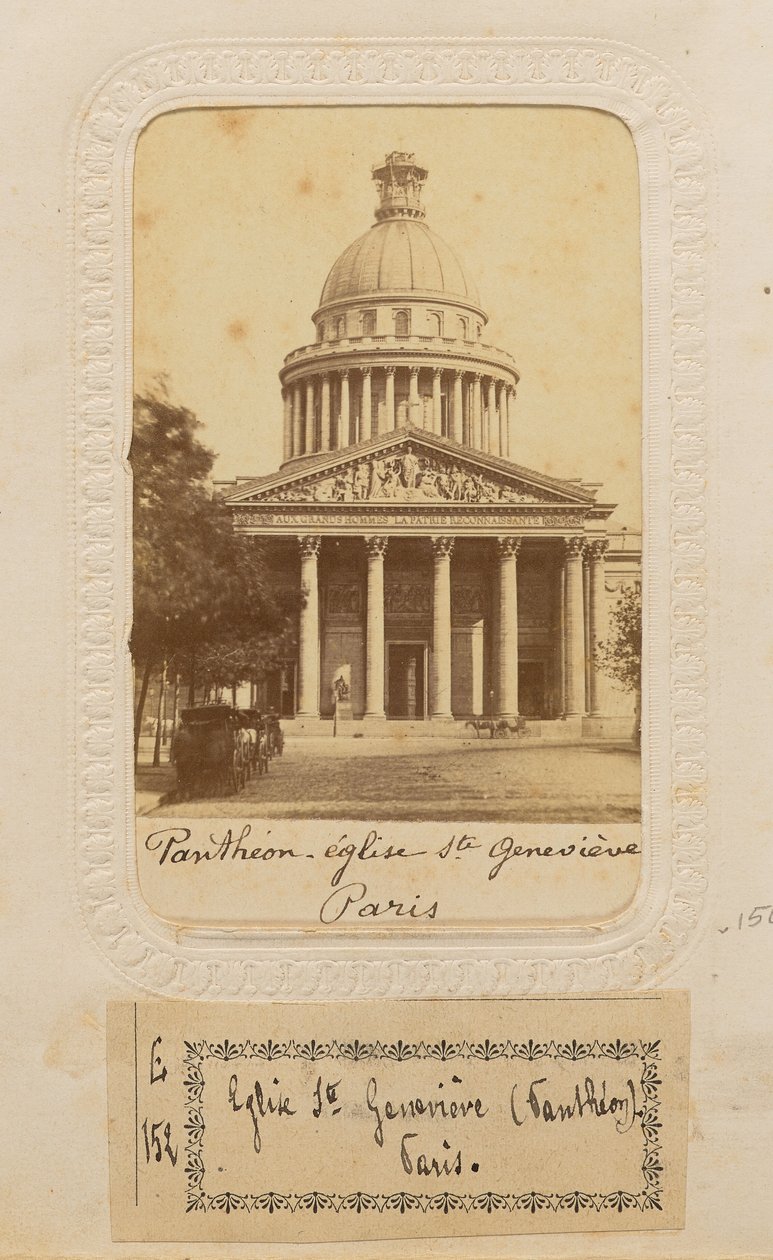 Panthéon - Sainte Geneviève kerk, Parijs door Unknown artist