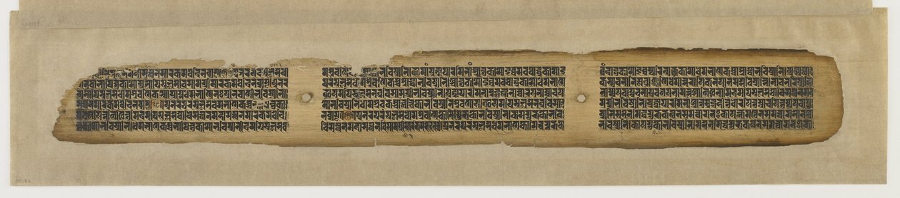 Parinirvana van Boeddha, uit een Prajnaparamita-manuscript door Unknown artist