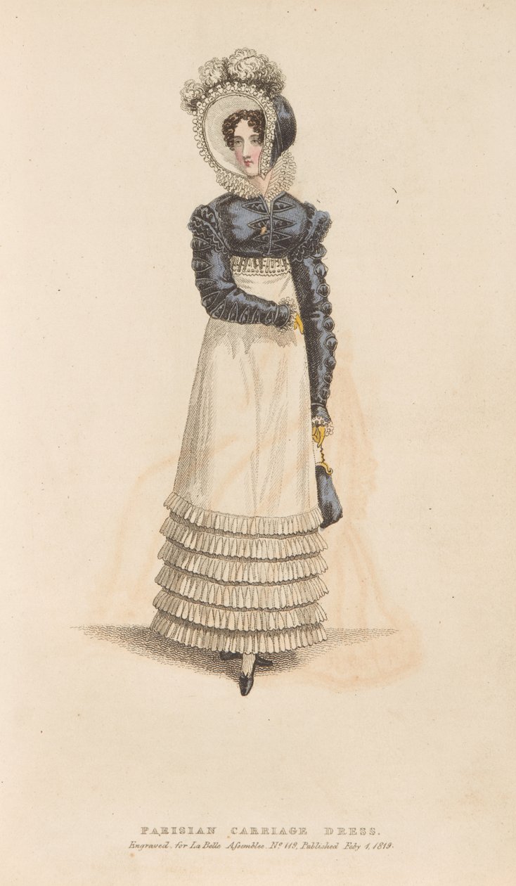 Parijse rijtuigjurk door Unknown artist