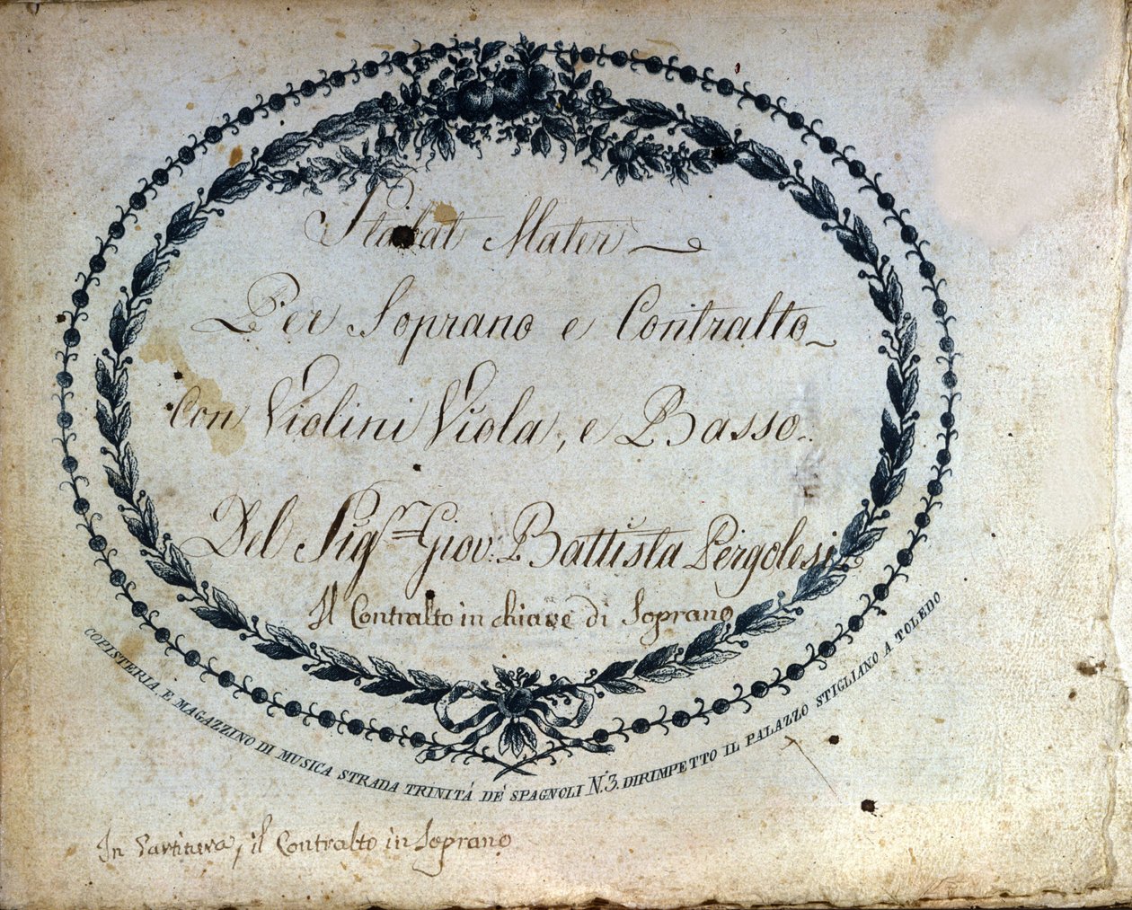 Partituur van 