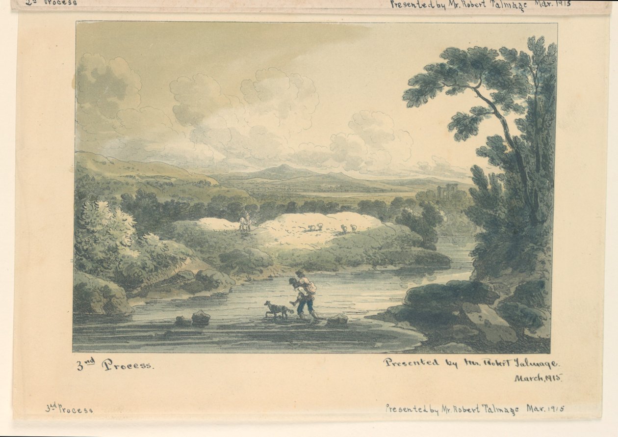 Pastorale Scene, 3e Proces door Unknown artist