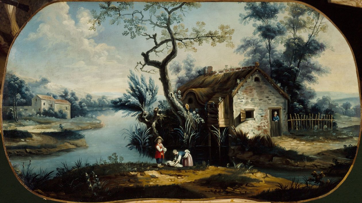 Pastorale scène. Tussen 1701 en 1800 door Unknown artist