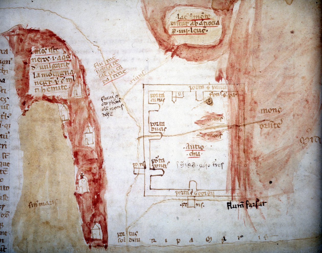 Plan van Antiochië (Antakya), stad in Turkije - in 