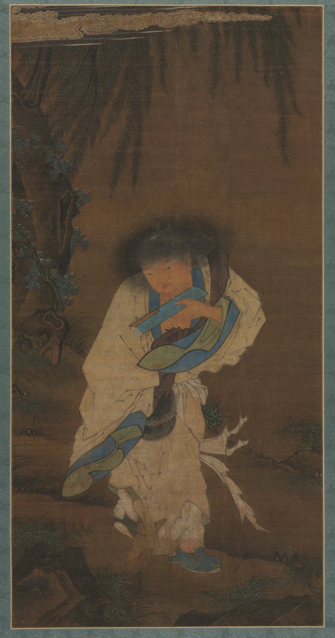 Dichter en Kluizenaar Hanshan door Unknown artist