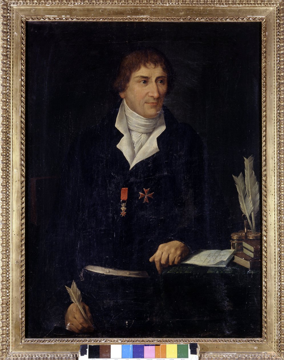 Portret van Alessandro Verri, broer van Pietro Verri (1728 - 1797). Anoniem. 18e eeuw. Villa Sornani in Zürich door Unknown artist