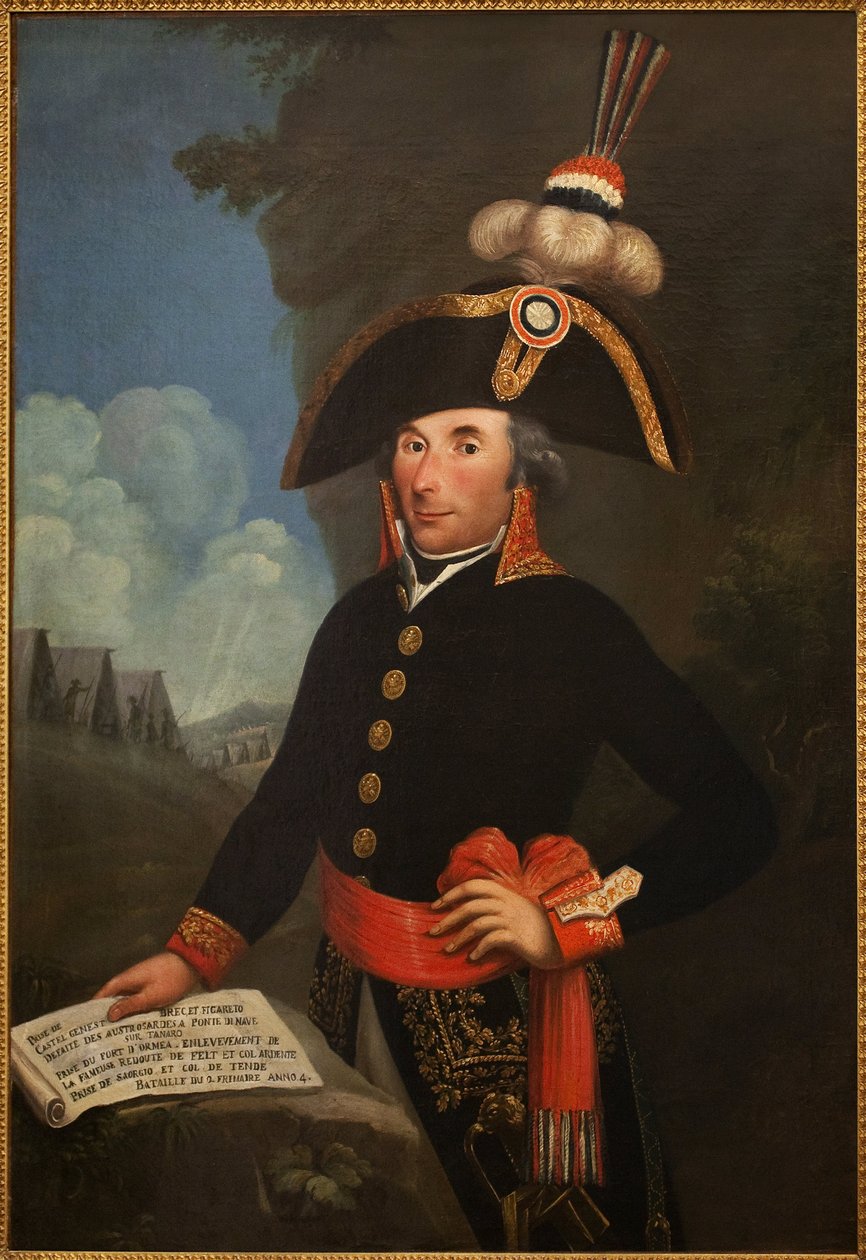Portret van Andre Massena (1758-1817, hertog van Rivoli en prins van Essling, maarschalk van het keizerrijk), in uniform van divisiegeneraal door Unknown artist